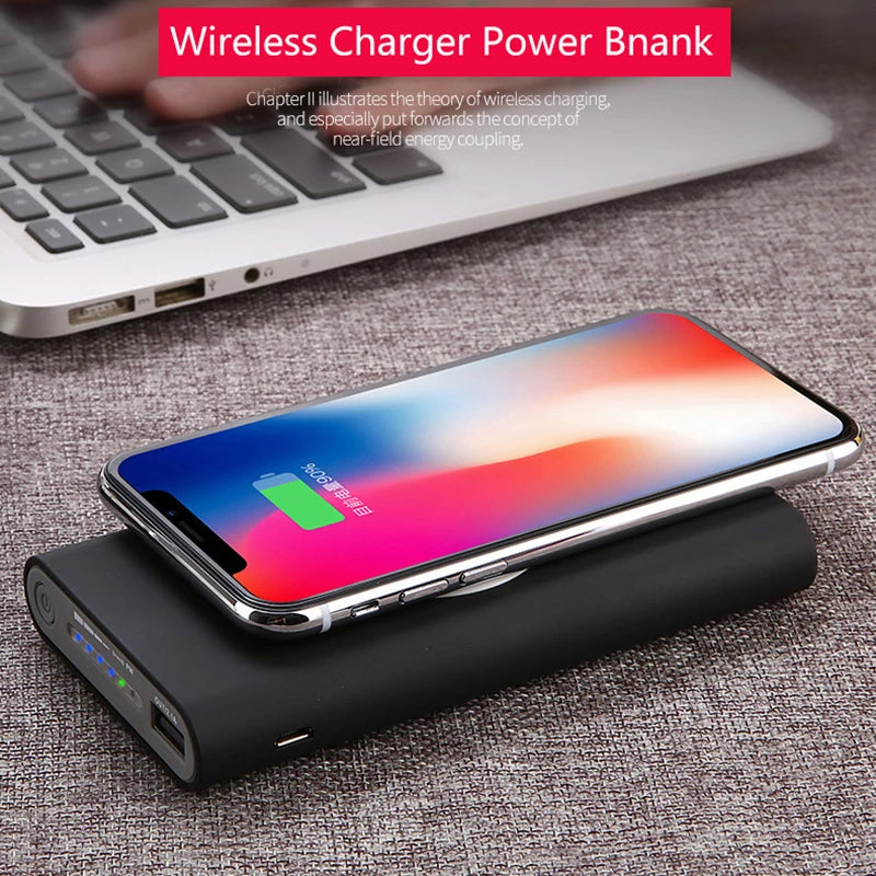 Portable 20,000mAh Wireless External Battery Power Bank