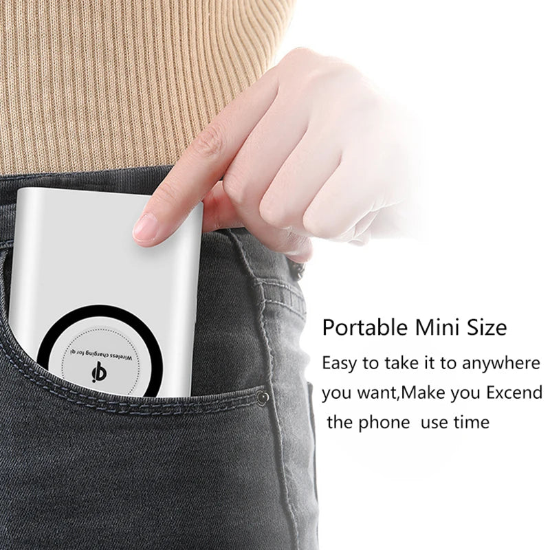 Portable 20,000mAh Wireless External Battery Power Bank