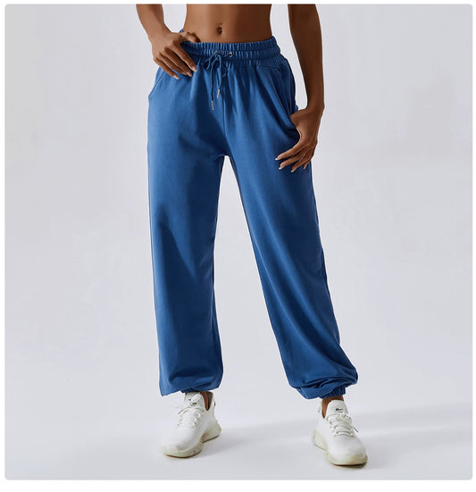 Fitness Trousers Straight Waist