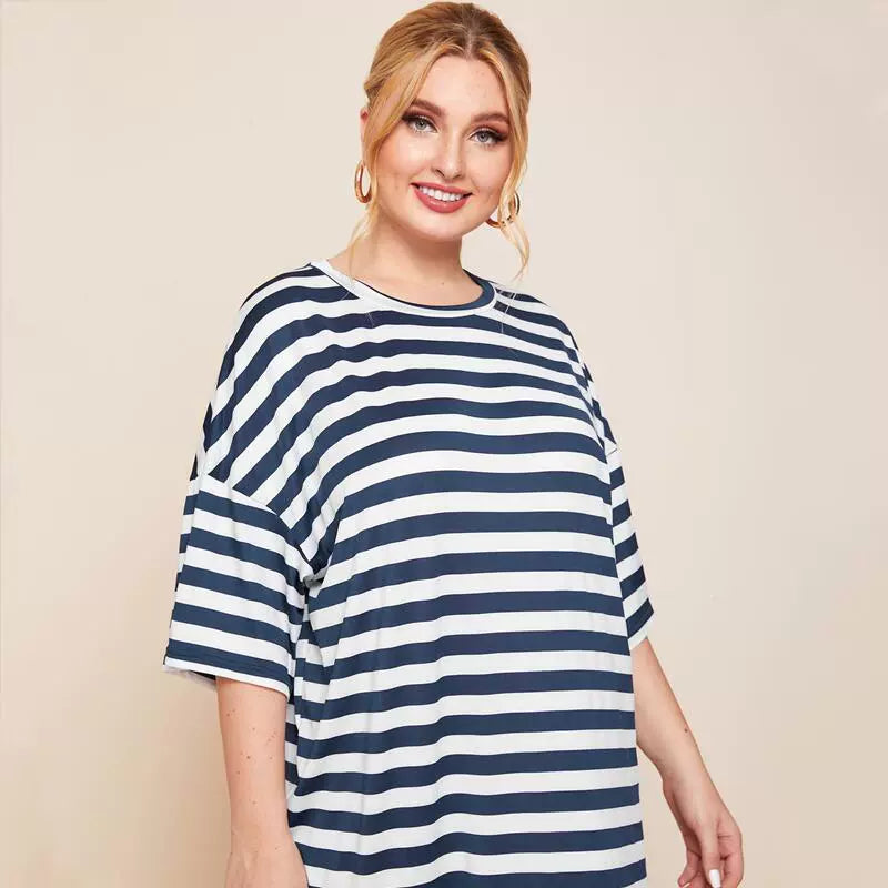 Striped T-shirt dress