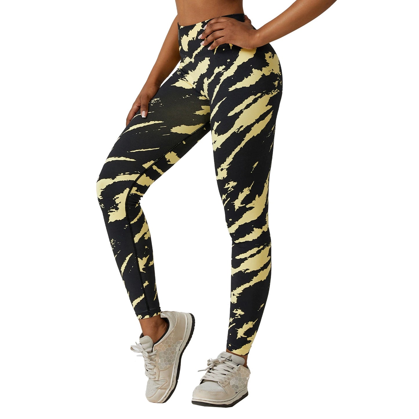 Seamless High Waist Camouflage Hip-Lift Pants