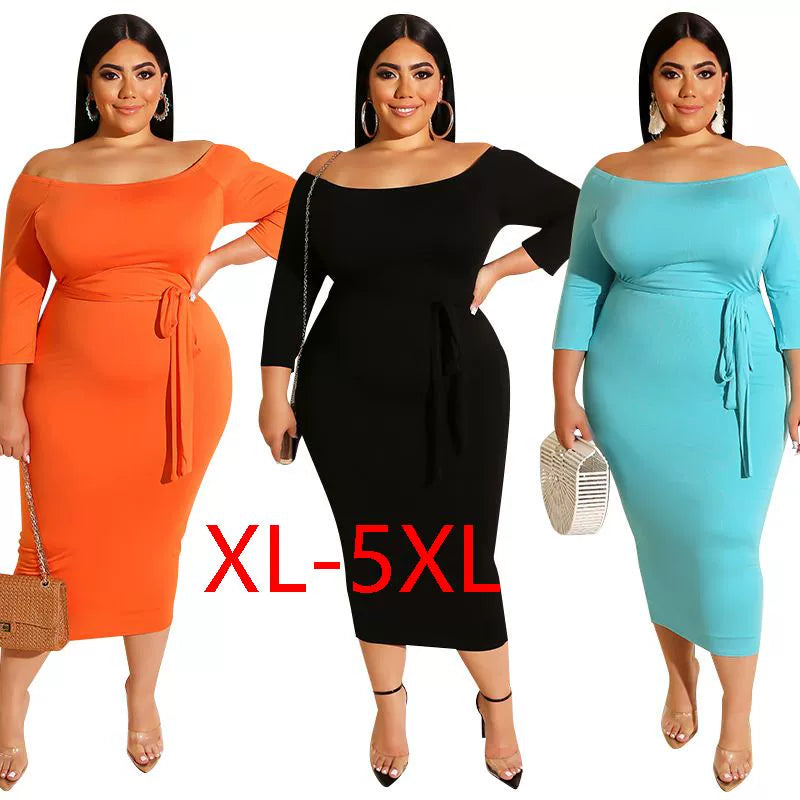 Plus Size Knee over Dress