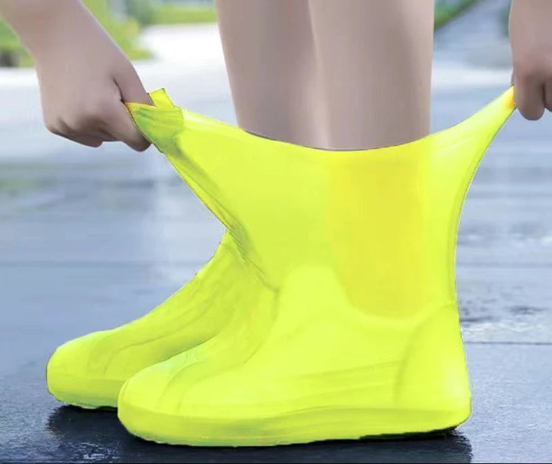 Silicone Shoe Covers slip-resistant WaterProof Rubber Rain Boot