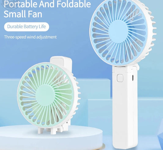 Portable Handheld USB Rechargeable Fan (Foldable)