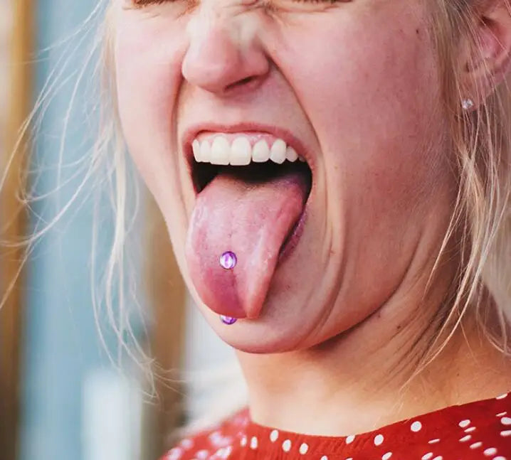 Acrylic Tongue Ring