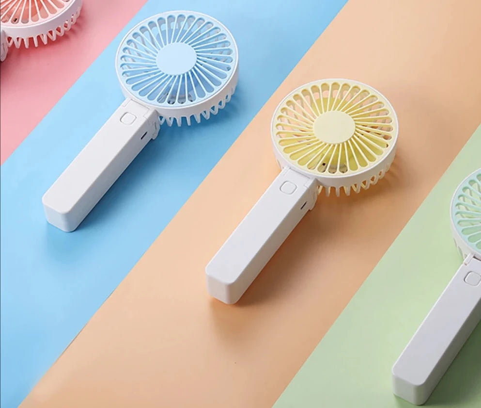 Portable Handheld USB Rechargeable Fan (Foldable)