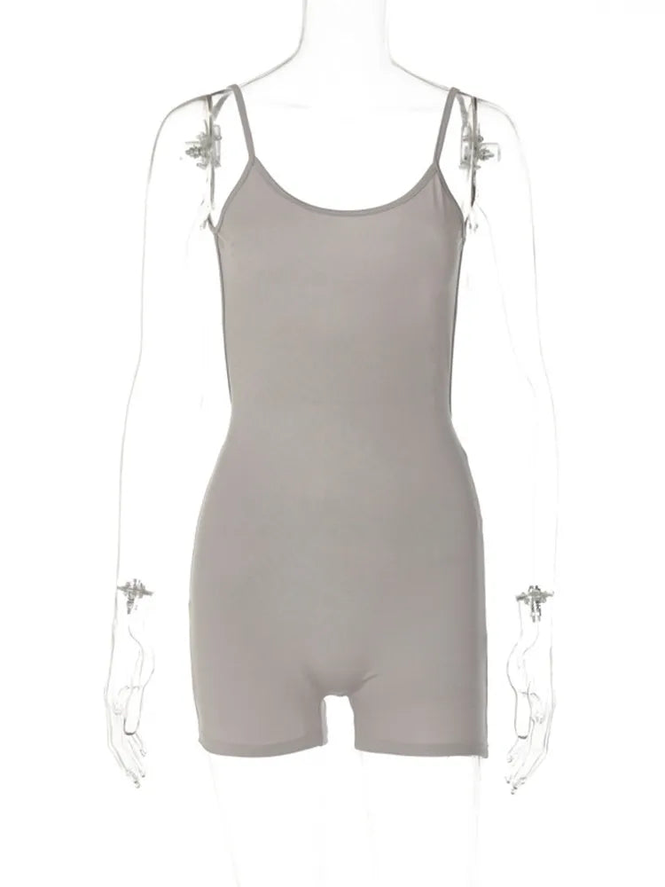 Sleeveless Sporty Fitness Body-shaping Rompers