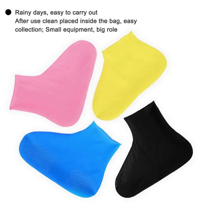 Waterproof Non-slip Silicone Shoe cover (2Pieces)