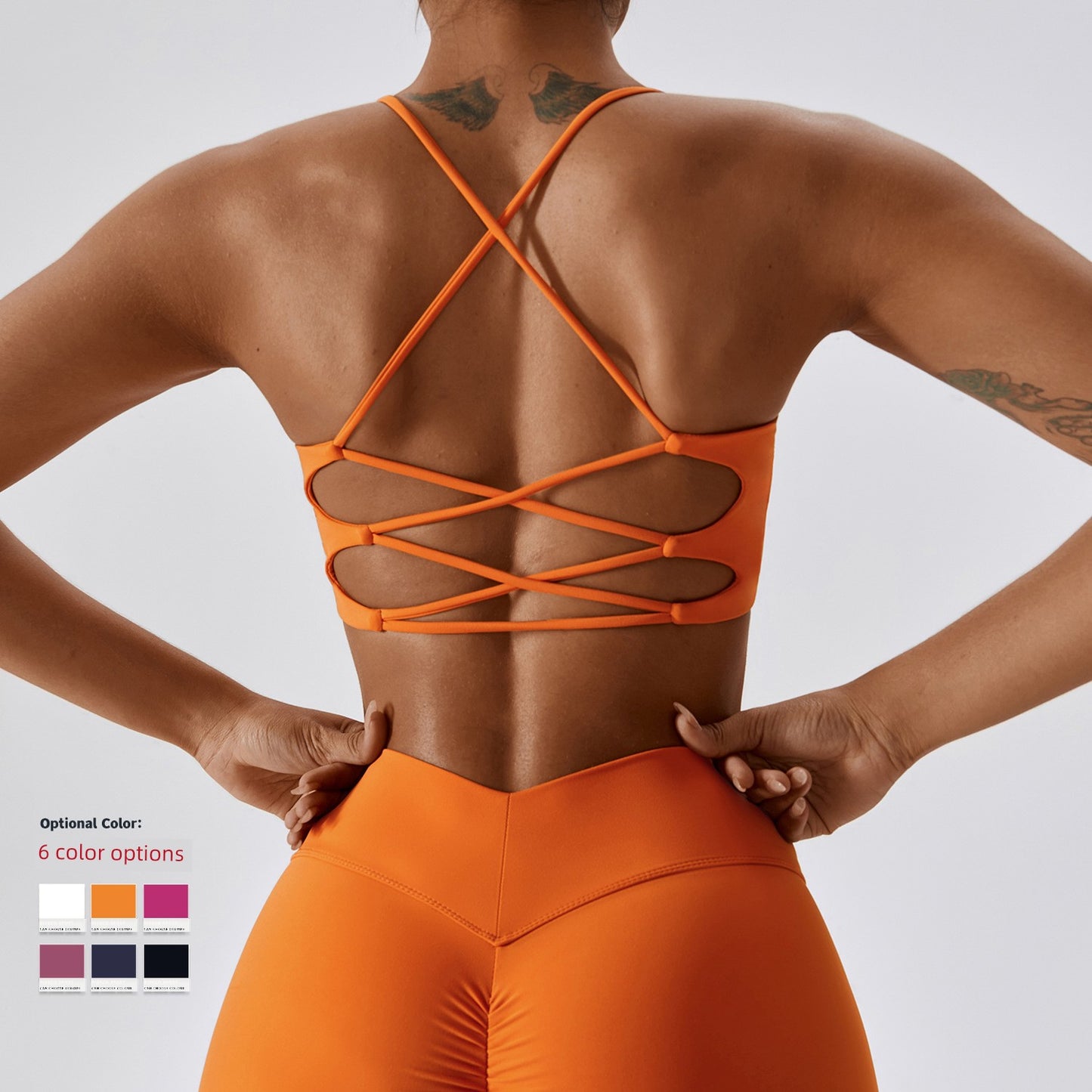 Open Back nude Feel Yoga Bra