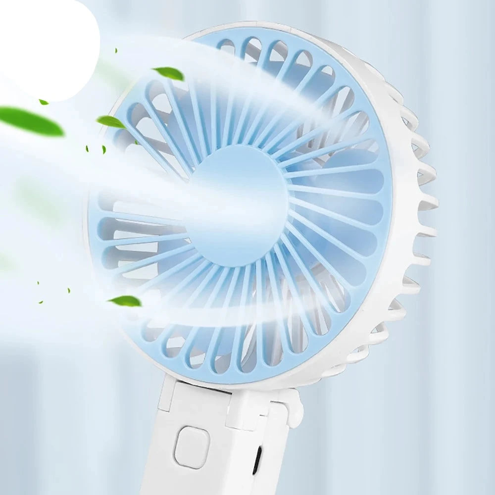 Portable Handheld USB Rechargeable Fan (Foldable)